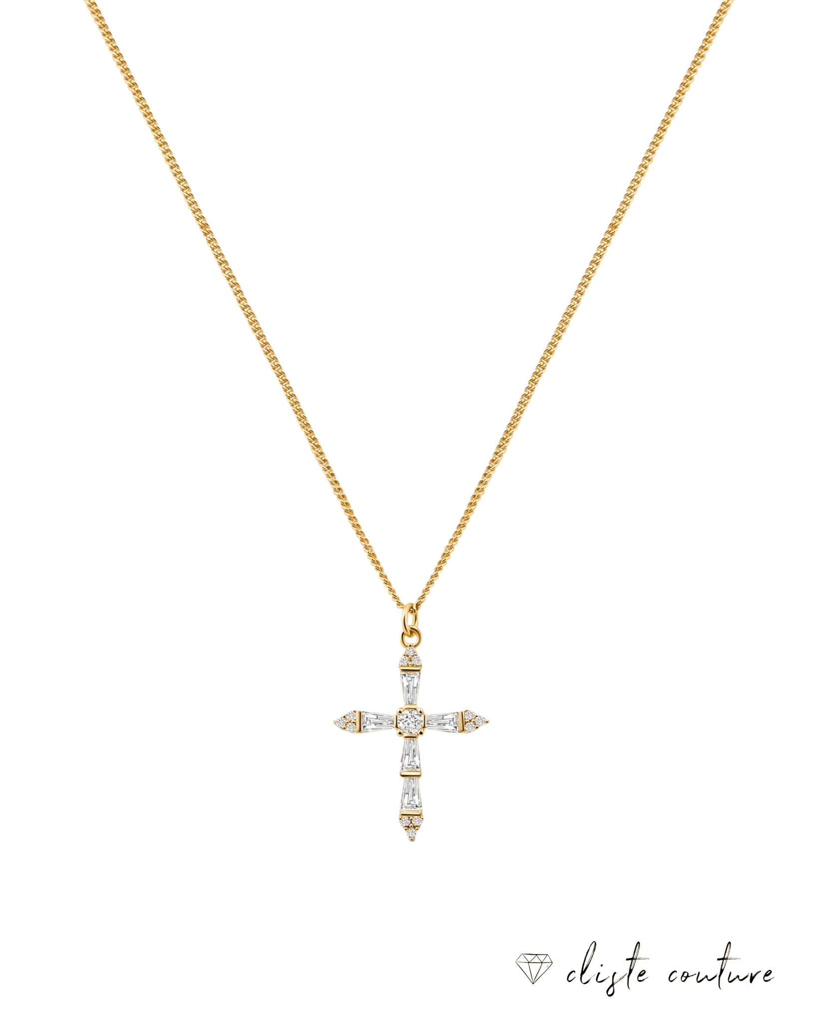 CC AMORE COLLECTION - AMORE CROSS NECKLACE